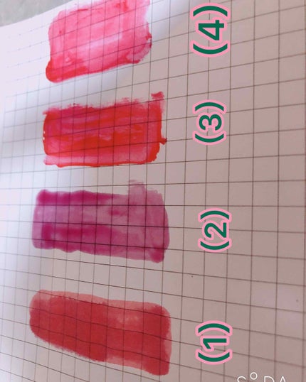 ウォーターティント/ETUDE/リップグロスを使ったクチコミ(4枚目)