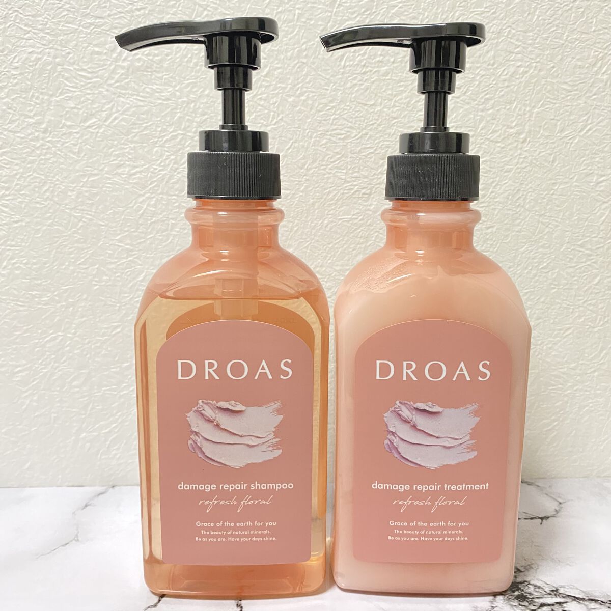 ダメージリペアシャンプー／トリートメント/DROAS/市販シャンプーを使ったクチコミ（1枚目）