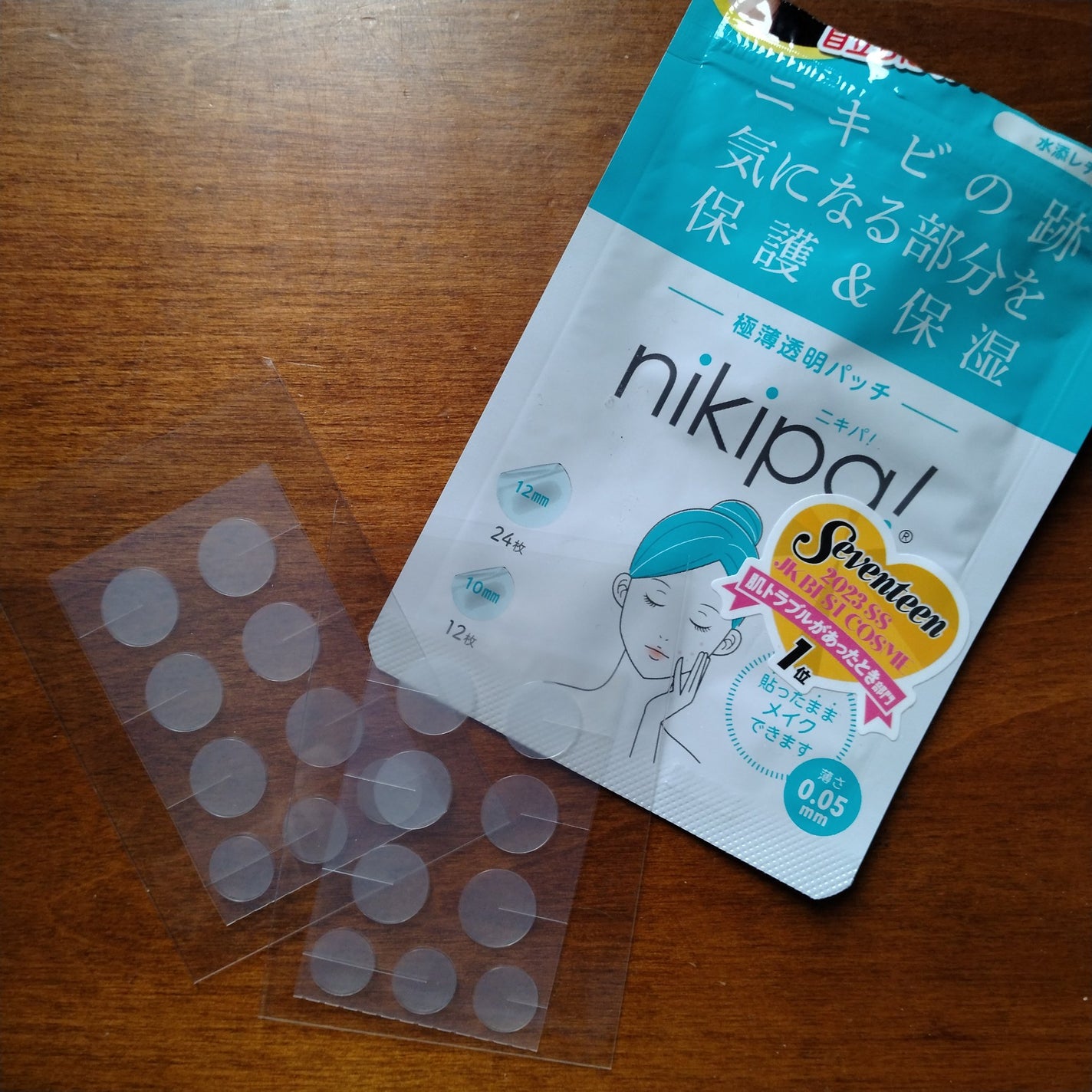 極薄透明パッチ nikipa!/金冠堂/にきびパッチを使ったクチコミ(1枚目)