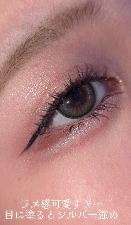 シピシピ グリッター イルミネーションライナー S/CipiCipi/リキッドアイライナーを使ったクチコミ(3枚目)