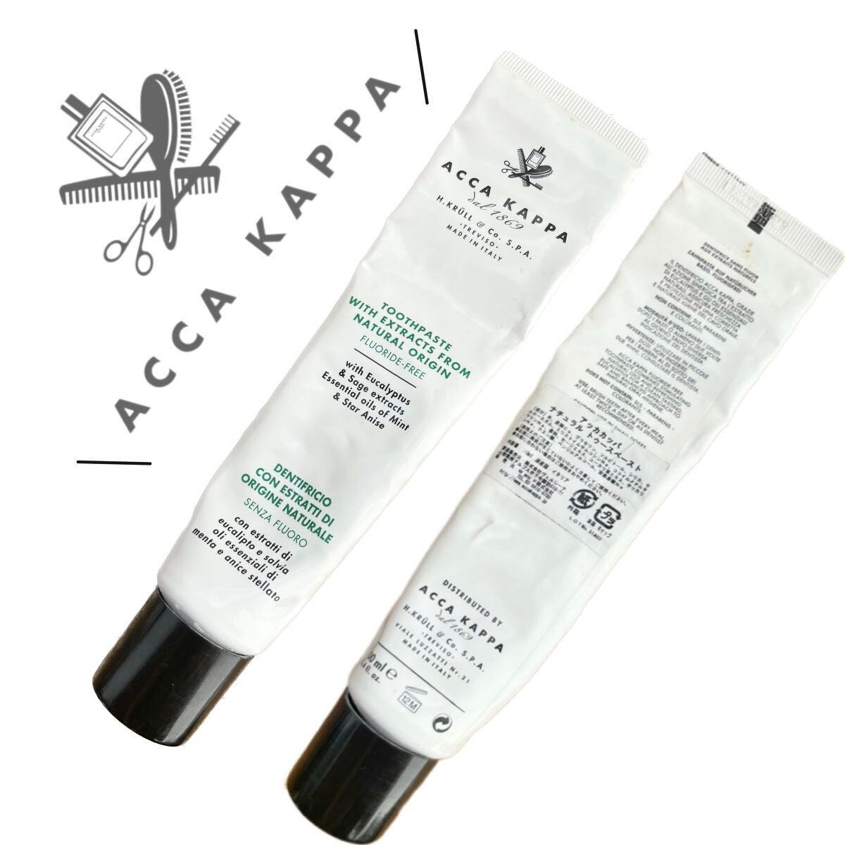 トゥースペースト ナチュラル/ACCA KAPPA(アッカカッパ)/歯磨き粉を使ったクチコミ(1枚目)