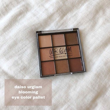 UR GLAM　BLOOMING EYE COLOR PALETTE/U R GLAM/アイシャドウパレットを使ったクチコミ（1枚目）