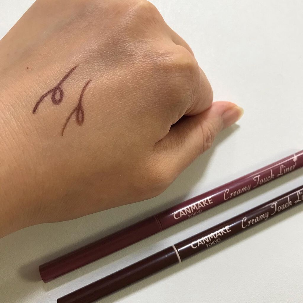 クリーミータッチライナー/キャンメイク/ジェルアイライナーを使ったクチコミ（2枚目）