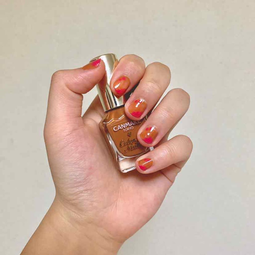 カラフルネイルズ/キャンメイク/マニキュアを使ったクチコミ（1枚目）