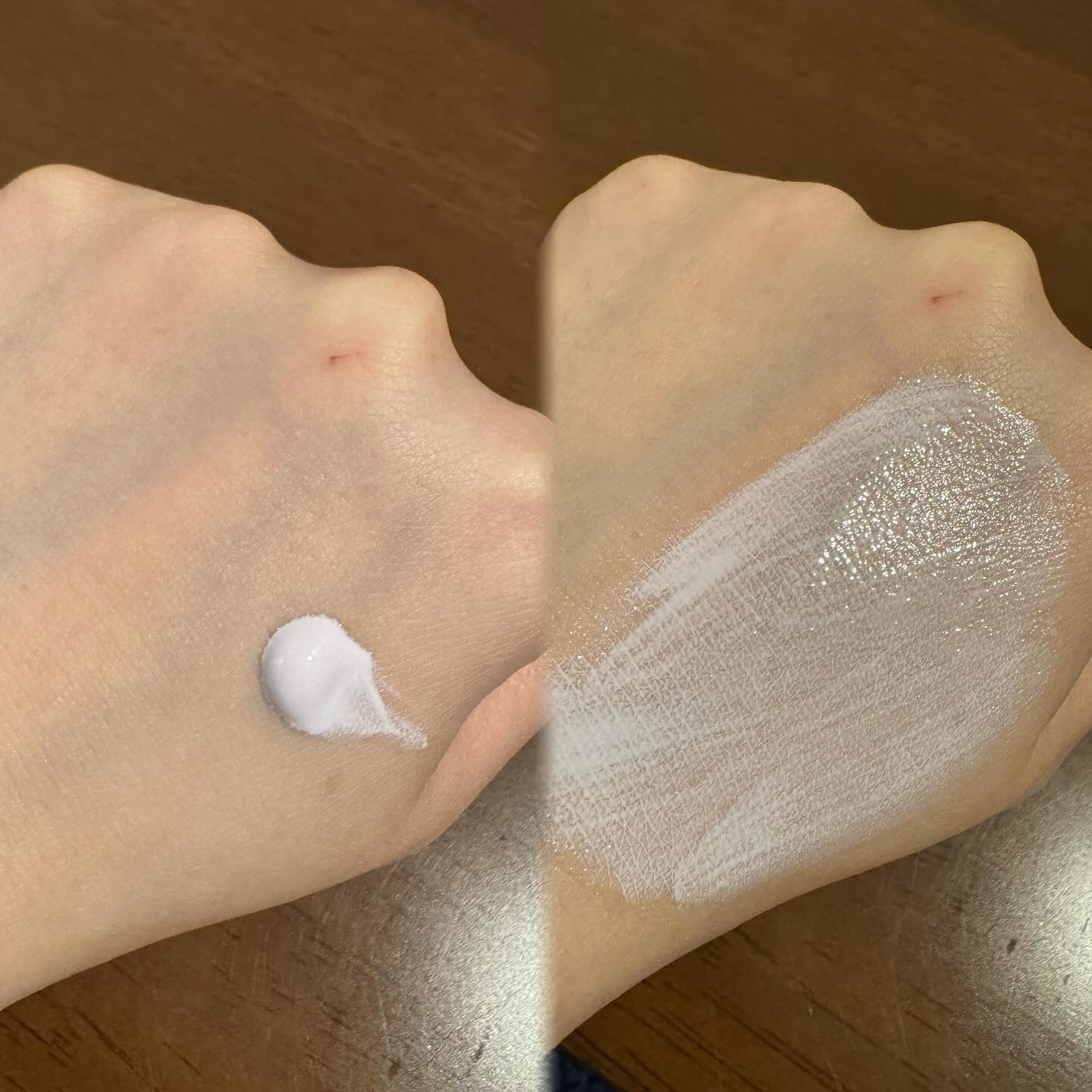 ダルバ ウォータフル トーンアップ サンクリーム(パープル)/ダルバ/日焼け止めクリームを使ったクチコミ（3枚目）