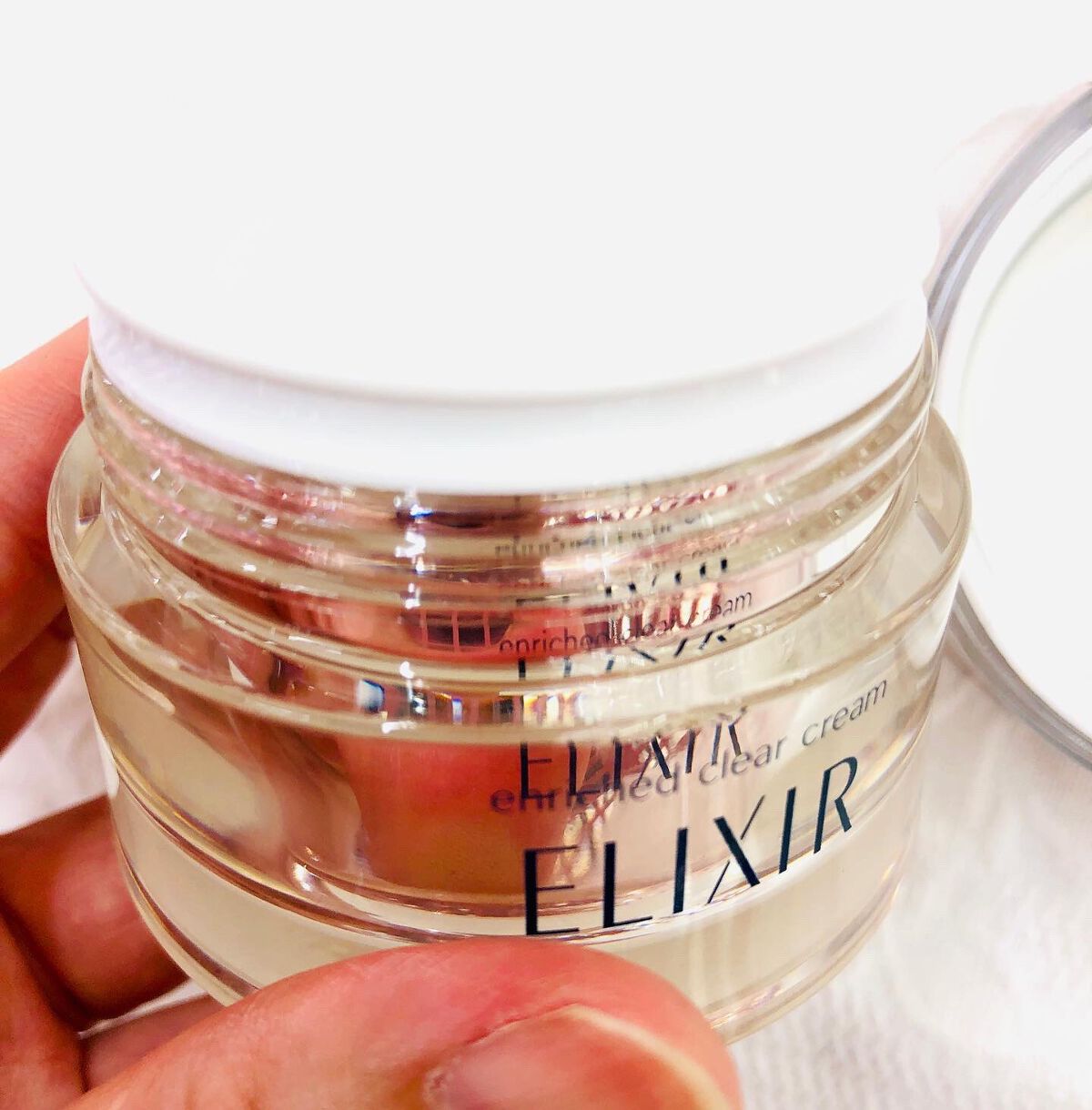 エリクシールホワイトエンリッチドクリアクリーム/エリクシール/フェイスクリームを使ったクチコミ(2枚目)