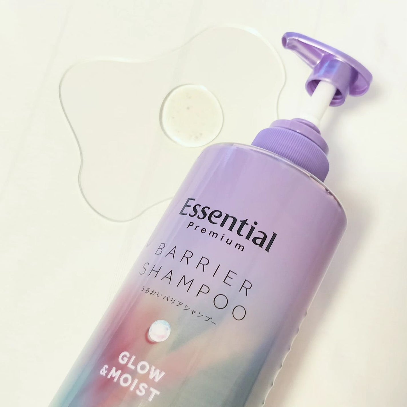 エッセンシャル プレミアム うるおいバリアシャンプー/コンディショナー グロウ&モイスト/エッセンシャル/市販シャンプーを使ったクチコミ(2枚目)