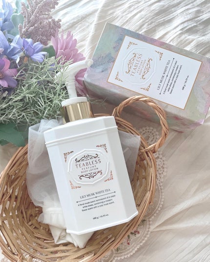 パフュームボディローション リリィムスクホワイトティー/TEABLESS/ボディローションを使ったクチコミ(5枚目)