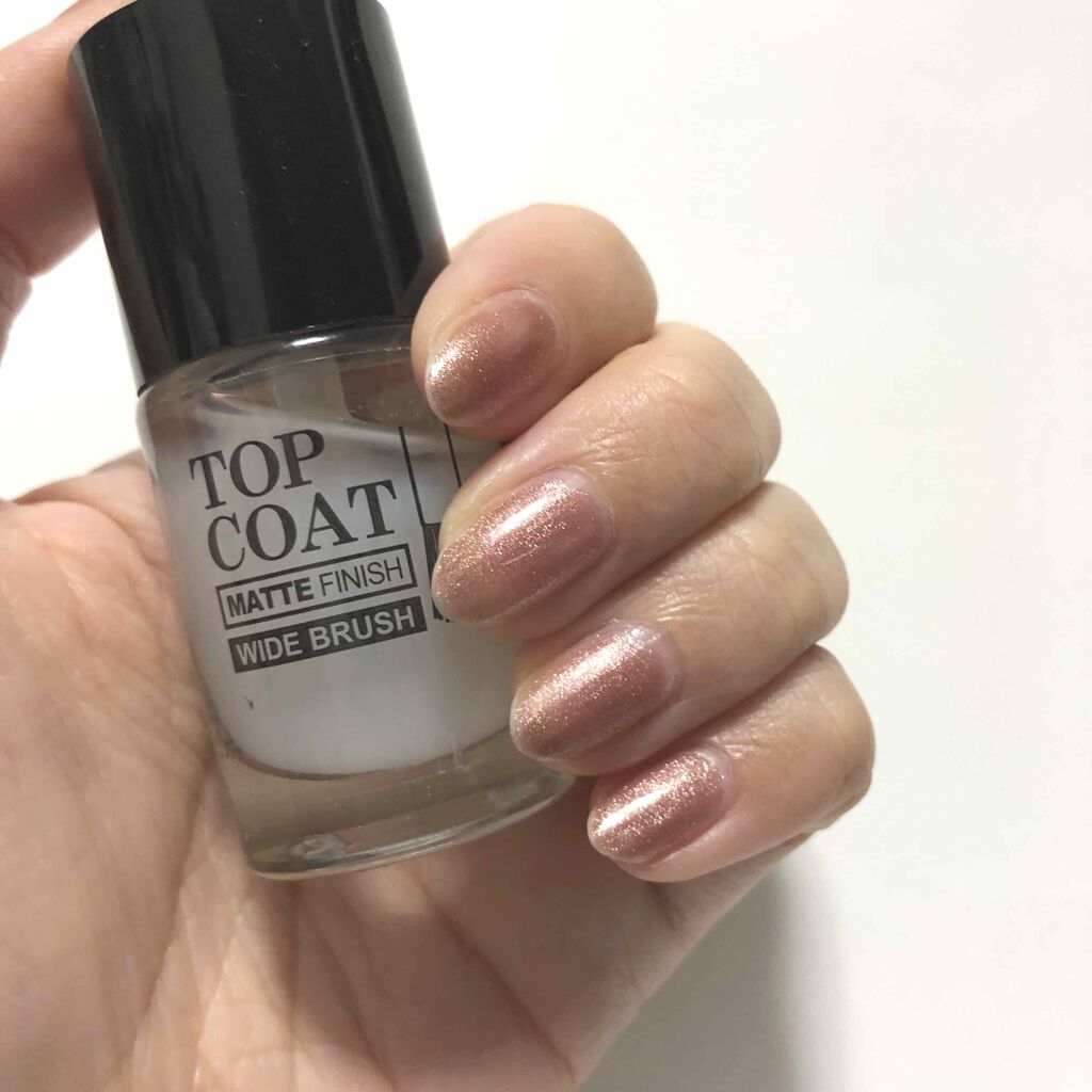 AT トップコート マットフィニッシュ/Art Collection/ネイルトップコートを使ったクチコミ(1枚目)