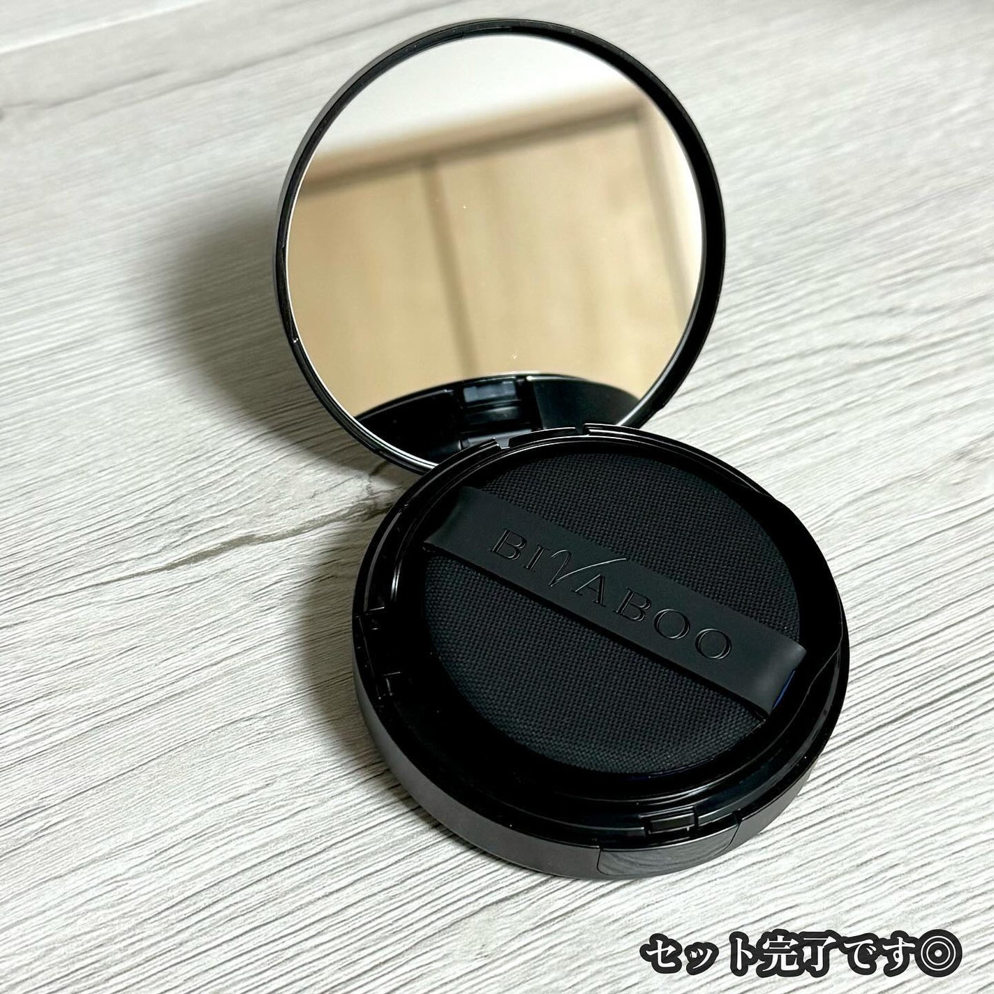 ベルベットジュエルクッション/BIVABOO/クッションファンデーションを使ったクチコミ(3枚目)