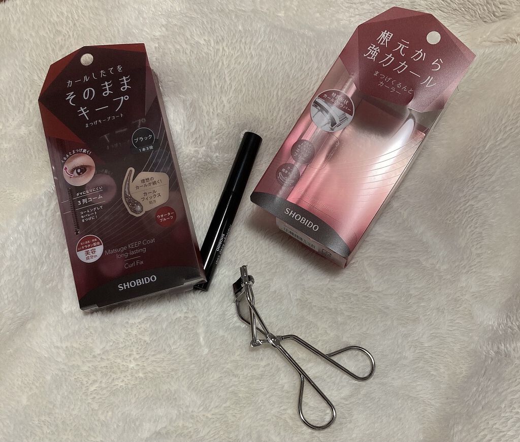 まつげキープコート		 ブラック/SHOBIDO/マスカラトップコートを使ったクチコミ（1枚目）