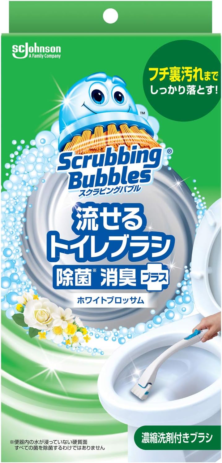 スクラビングバブル流せるトイレブラシ除菌消臭プラス / ジョンソン