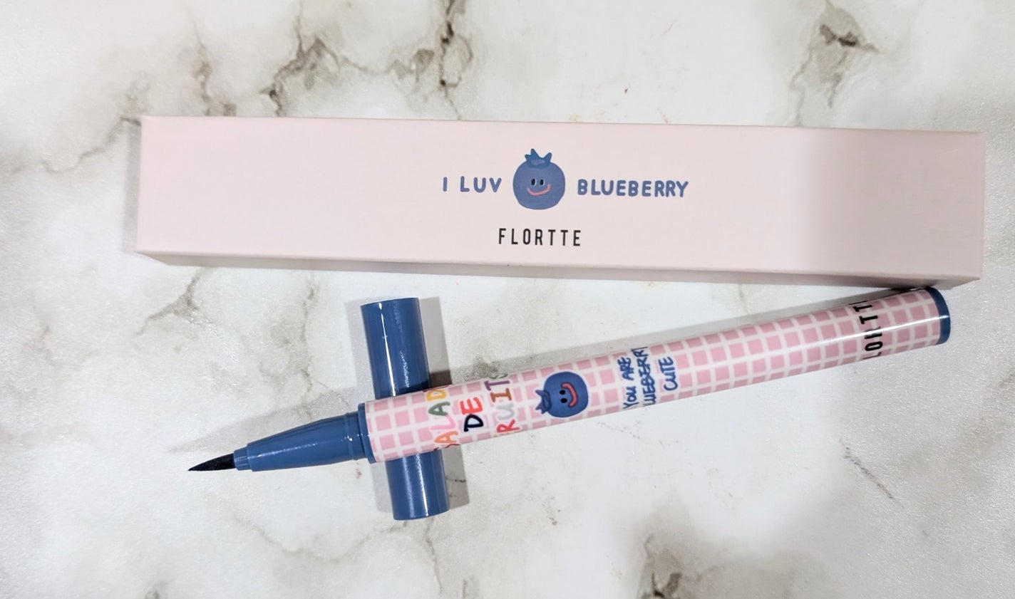 サラダdeフルーツカラーリキッドアイライナーWP/FLORTTE/リキッドアイライナーを使ったクチコミ(2枚目)