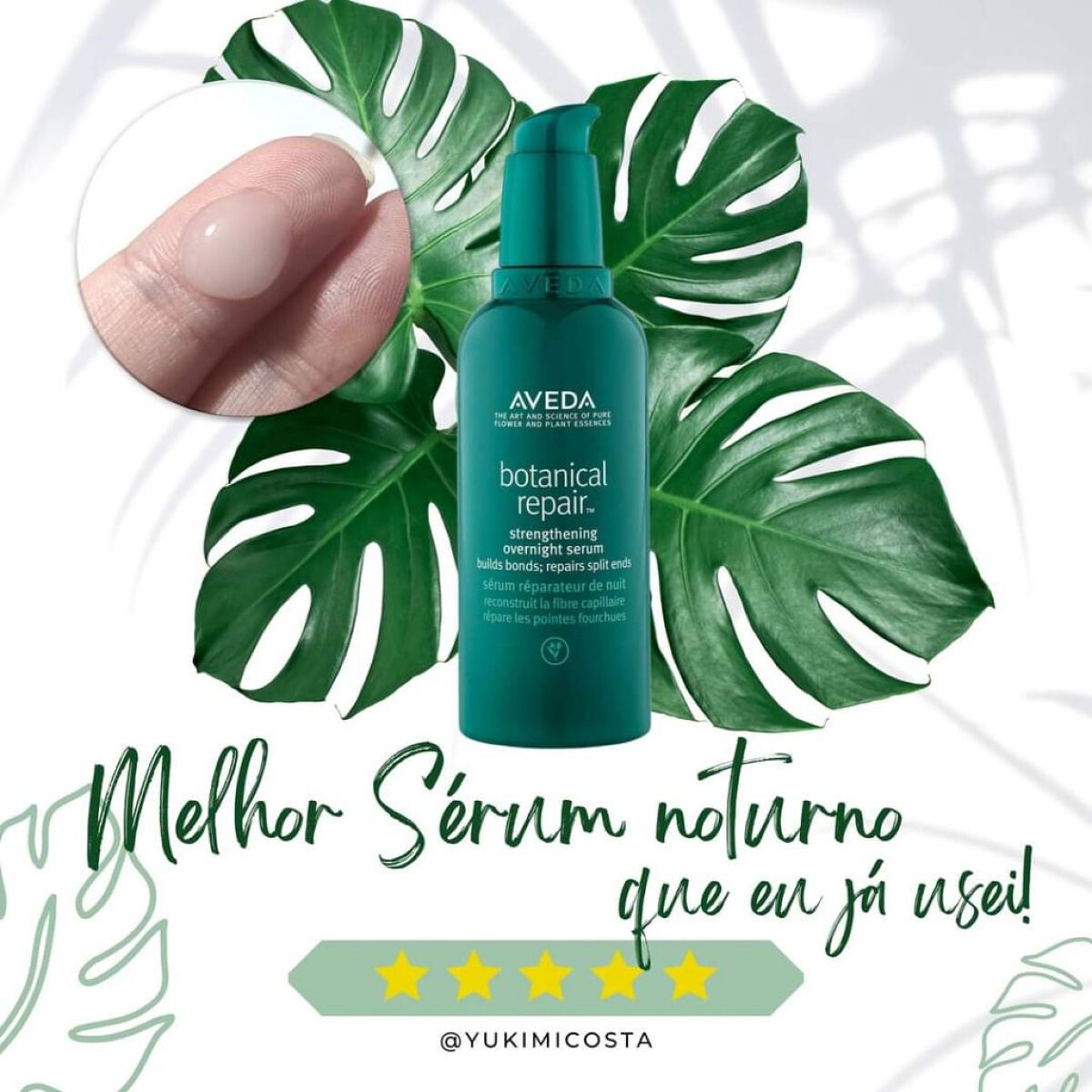 ボタニカル リペア オーバーナイト セラム/AVEDA/アウトバストリートメントを使ったクチコミ（1枚目）