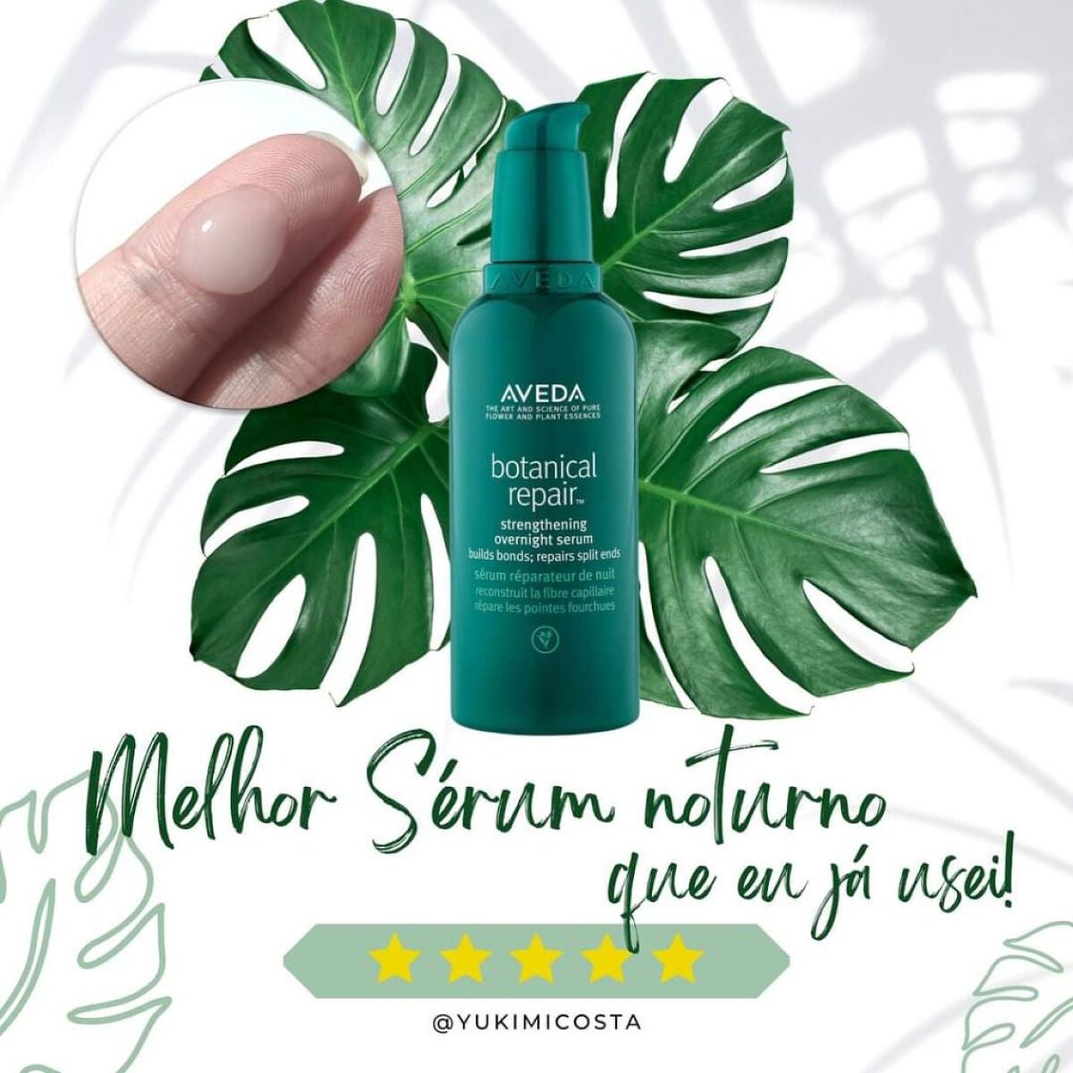 ボタニカル リペア オーバーナイト セラム/AVEDA/アウトバストリートメントを使ったクチコミ(1枚目)