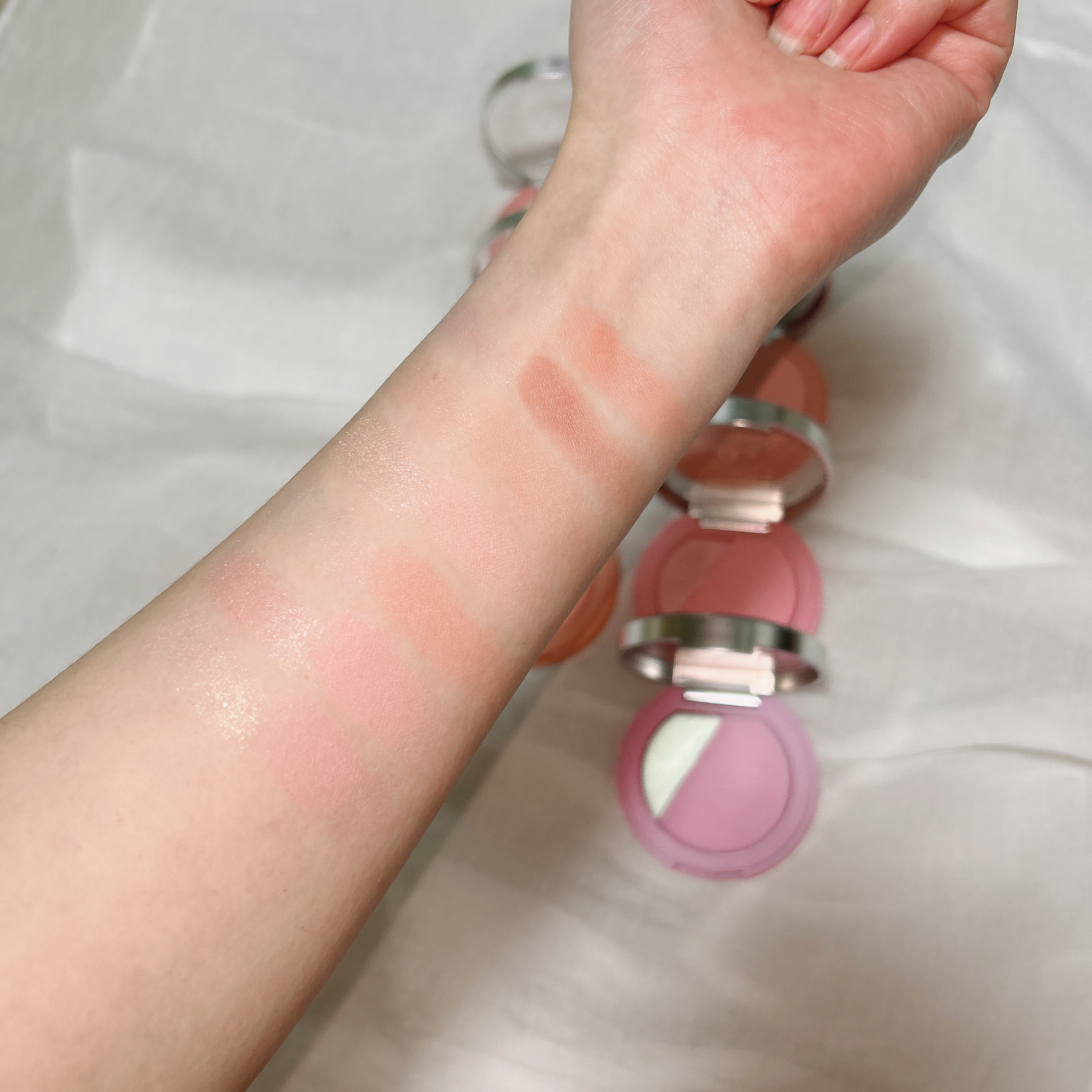 3CE ブラッシュライター/3CE/パウダーチークを使ったクチコミ（3枚目）