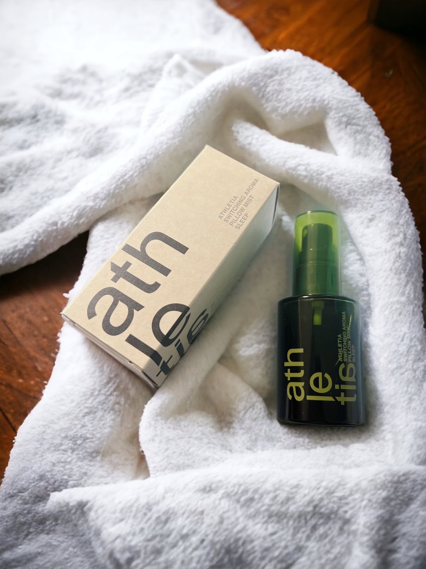 スイッチング アロマピローミスト SLEEP/athletia/ファブリックミストを使ったクチコミ(3枚目)