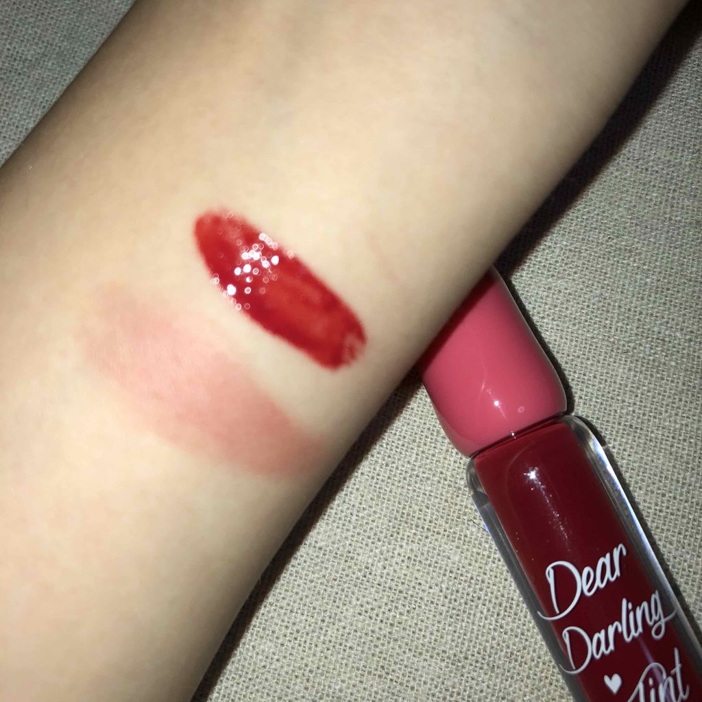 ディアダーリン ウォータージェルティント/ETUDE/リップティントを使ったクチコミ(3枚目)