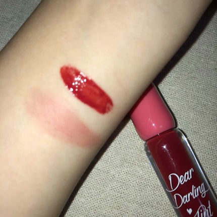 ディアダーリン ウォータージェルティント/ETUDE/リップティントを使ったクチコミ(3枚目)