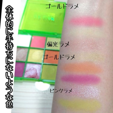 UR GLAM　BLOOMING EYE COLOR PALETTE/U R GLAM/パウダーアイシャドウを使ったクチコミ（3枚目）