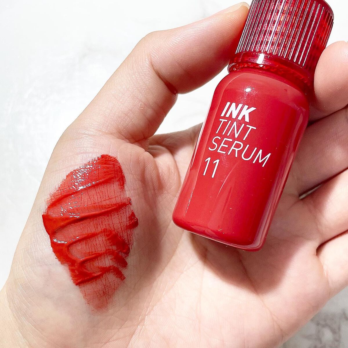 インクティントセラム/PERIPERA/口紅を使ったクチコミ（2枚目）