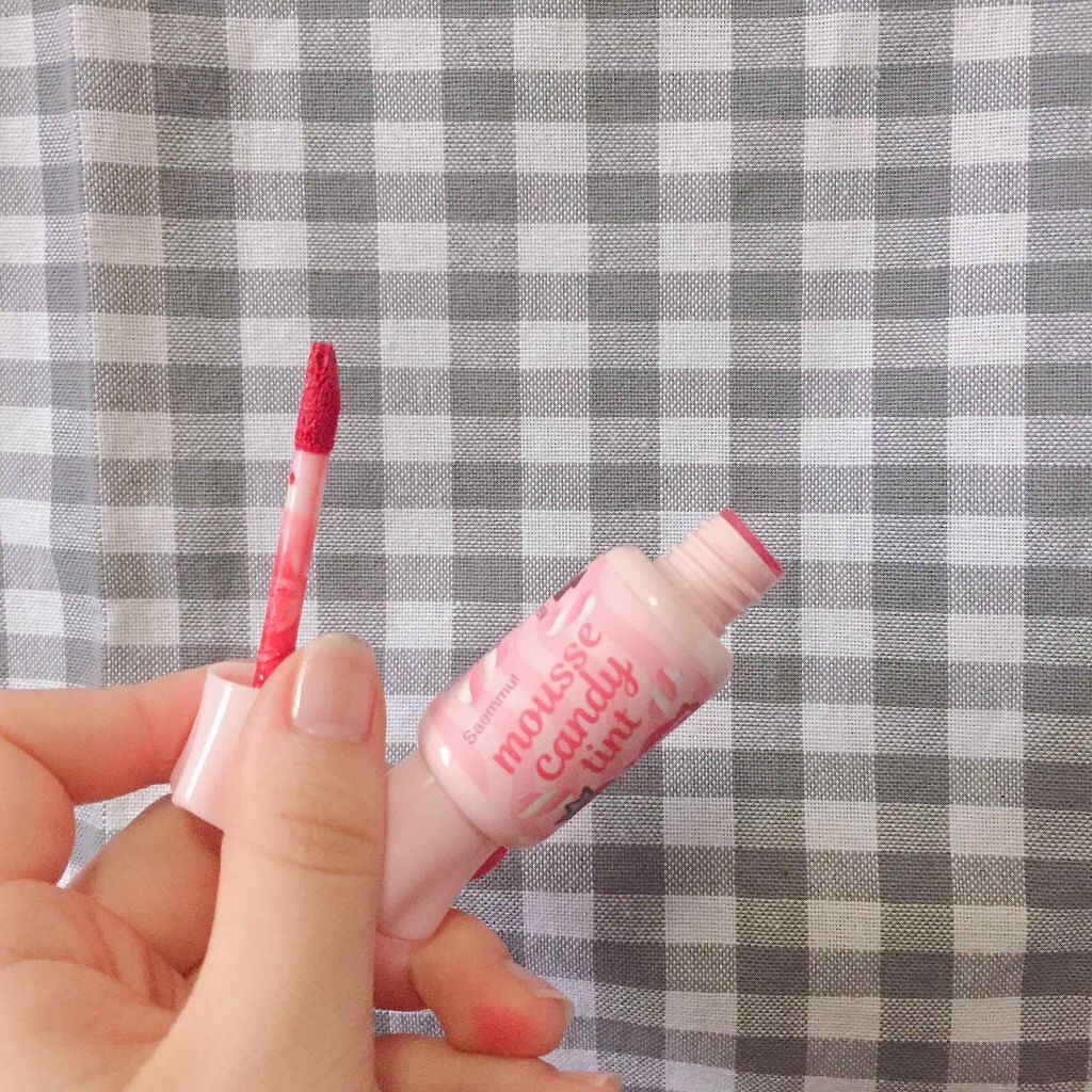ムース キャンディー ティント/the SAEM/リップティントを使ったクチコミ(2枚目)