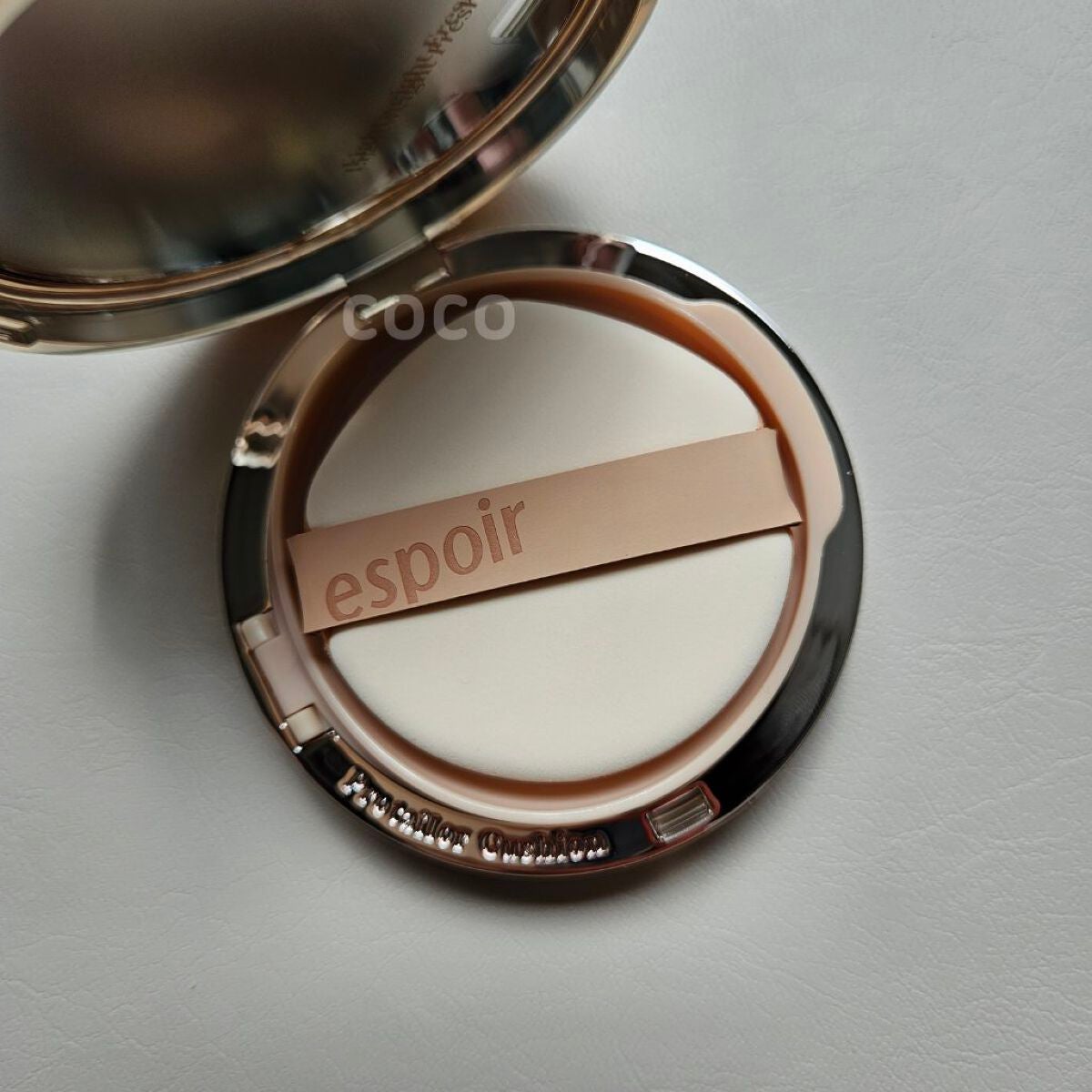 プロテーラービーグロウクッション ニュークラス/espoir/クッションファンデーションを使ったクチコミ(2枚目)