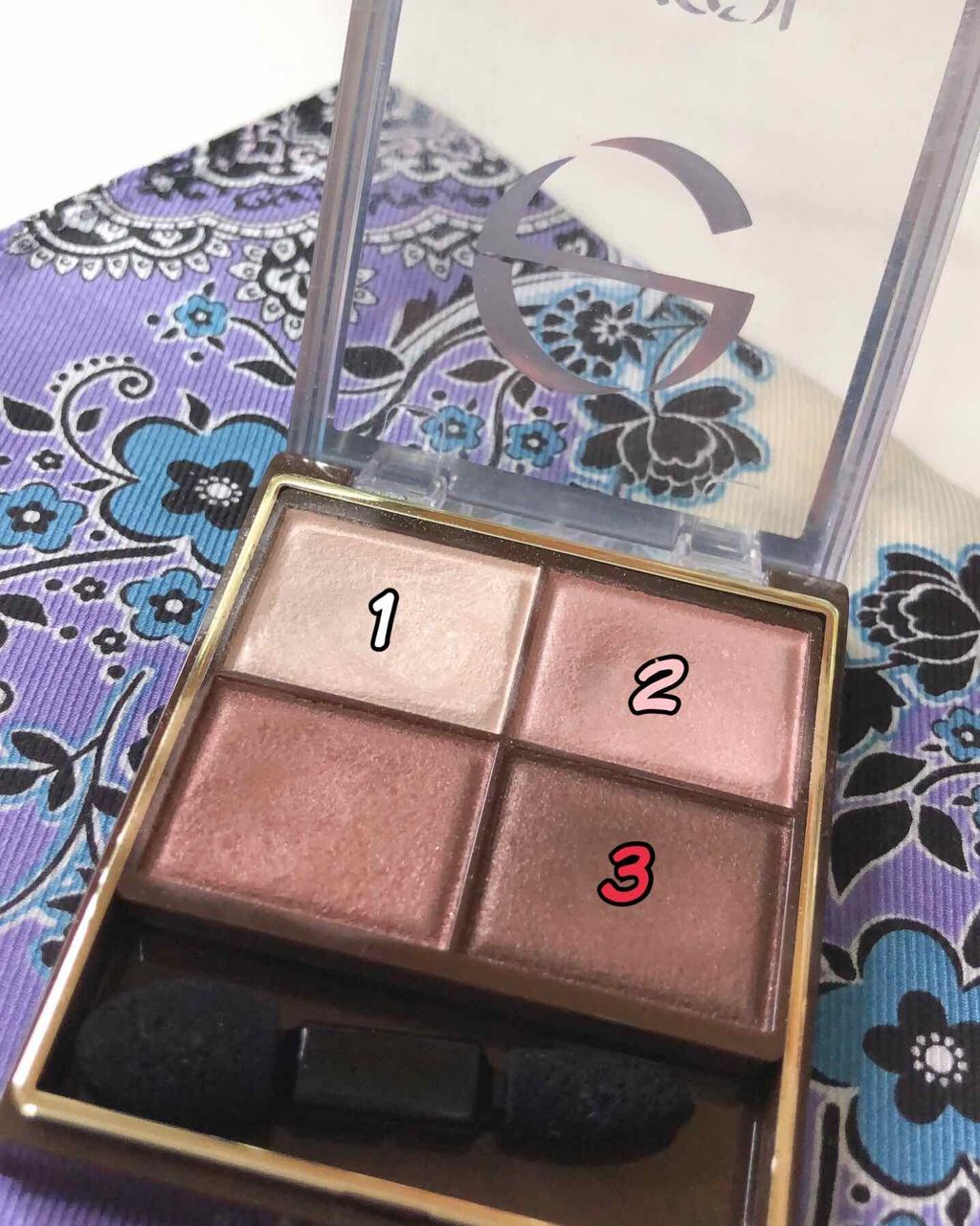 スキニーリッチシャドウ/excel/アイシャドウパレットを使ったクチコミ(2枚目)