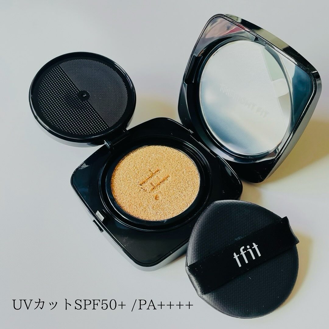 レイヤリングフィット グロークッションEX/TFIT/クッションファンデーションを使ったクチコミ（2枚目）