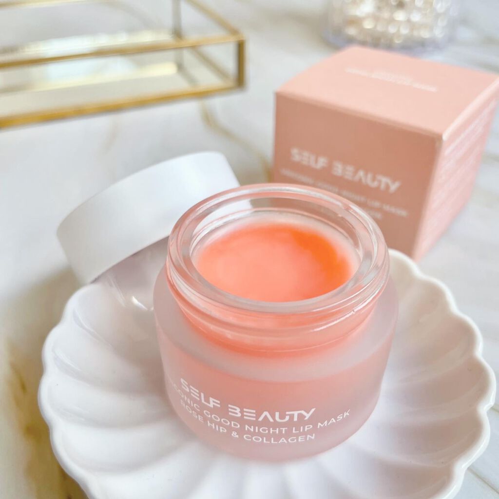 ユニコーングッドナイトリップマスク ローズヒップ&コラーゲン/SELF BEAUTY/リップマスクを使ったクチコミ（2枚目）