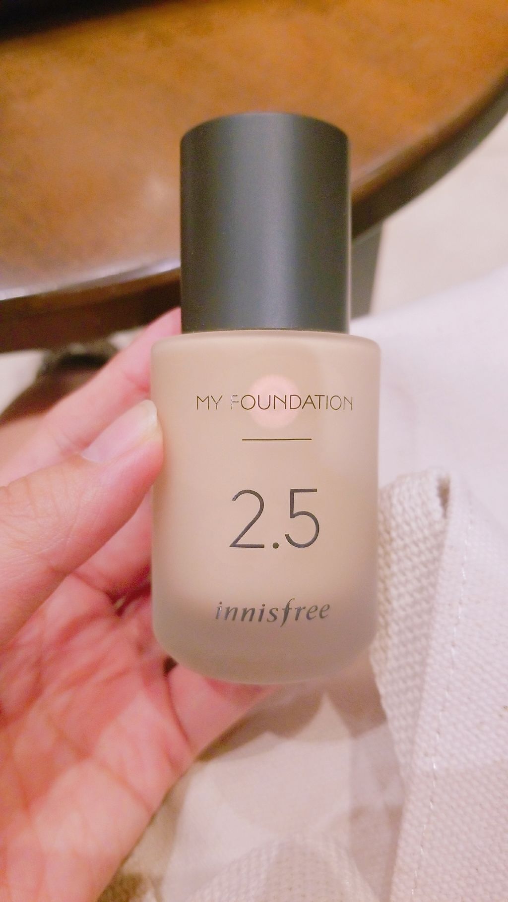 マイファンデーション/innisfree/リキッドファンデーションを使ったクチコミ(1枚目)