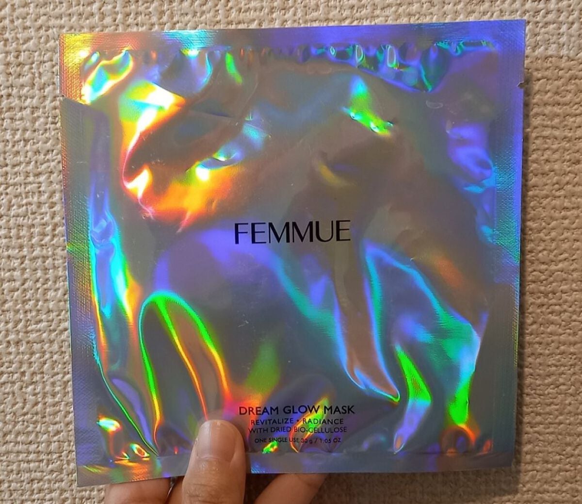 ドリームグロウマスク RR(透明感・キメ)/FEMMUE/シートマスク・パックを使ったクチコミ(1枚目)