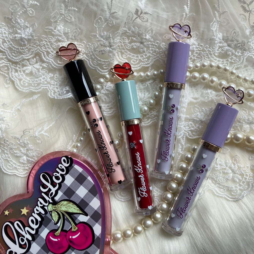 グリスニングウォータリングティント/FlowerKnows/リップティントを使ったクチコミ（2枚目）