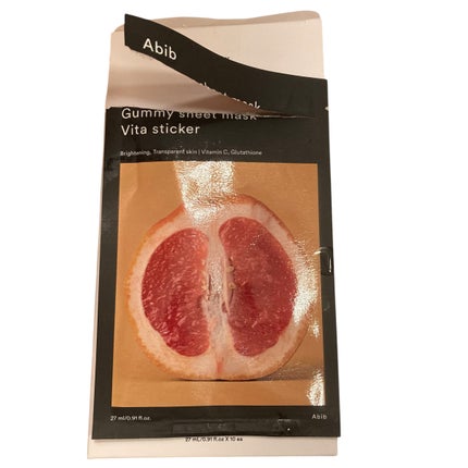 ガムシートマスクパック ビタ※15ステッカー/Abib /シートマスク・パックを使ったクチコミ(1枚目)