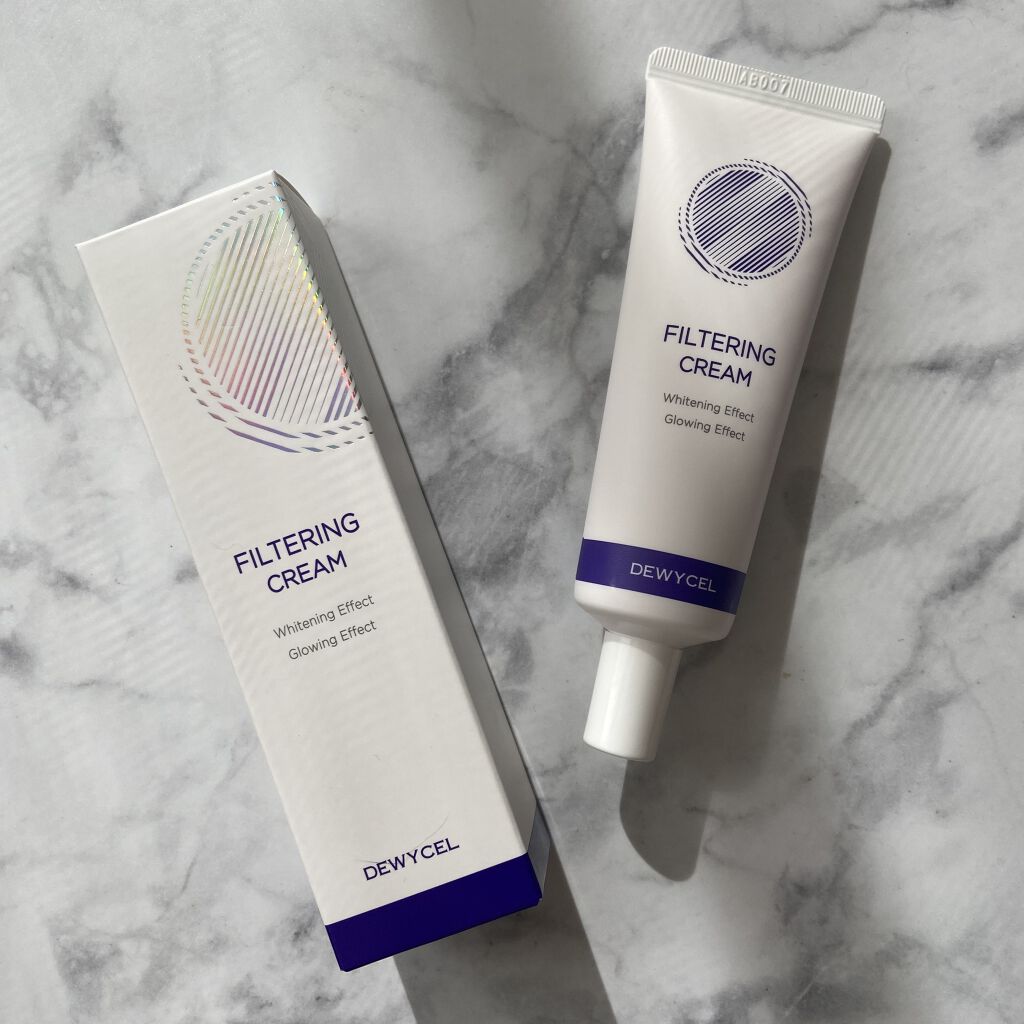 フィルタリングクリーム/DEWYCEL/日焼け止めクリームを使ったクチコミ（1枚目）