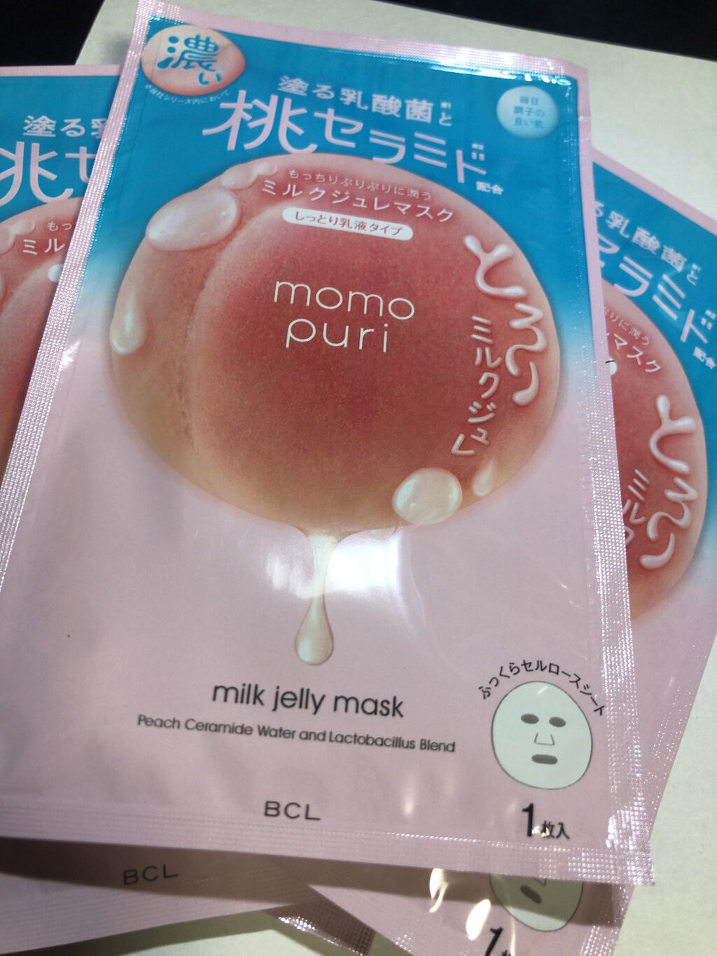 潤い濃密ミルクジュレマスク/ももぷり/シートマスク・パックを使ったクチコミ(2枚目)