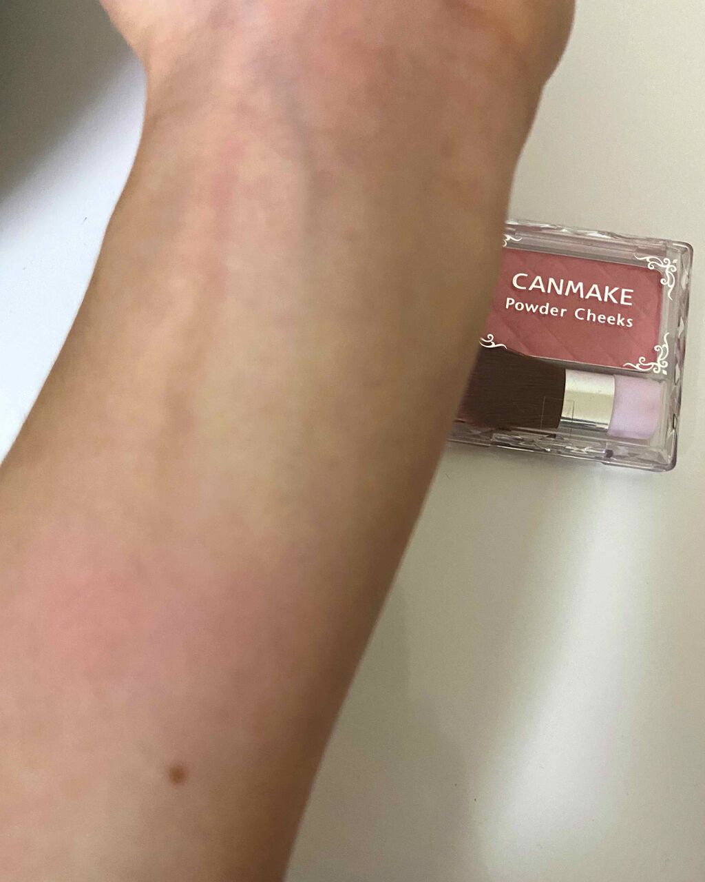 【旧品】パウダーチークス PW36 フレンチローズ/キャンメイク/パウダーチークを使ったクチコミ（3枚目）