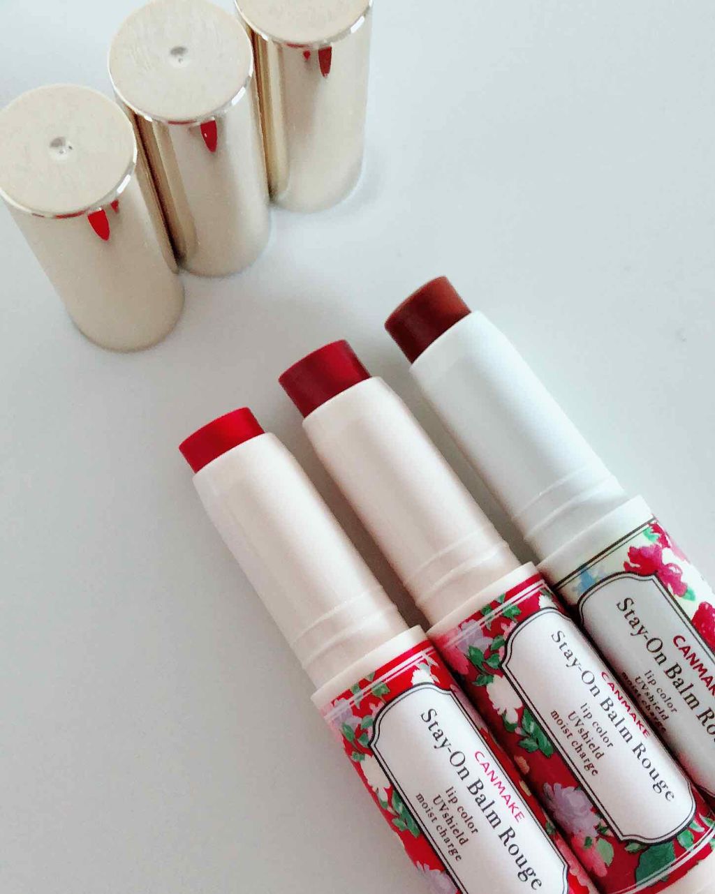 ステイオンバームルージュ/キャンメイク/口紅を使ったクチコミ(2枚目)