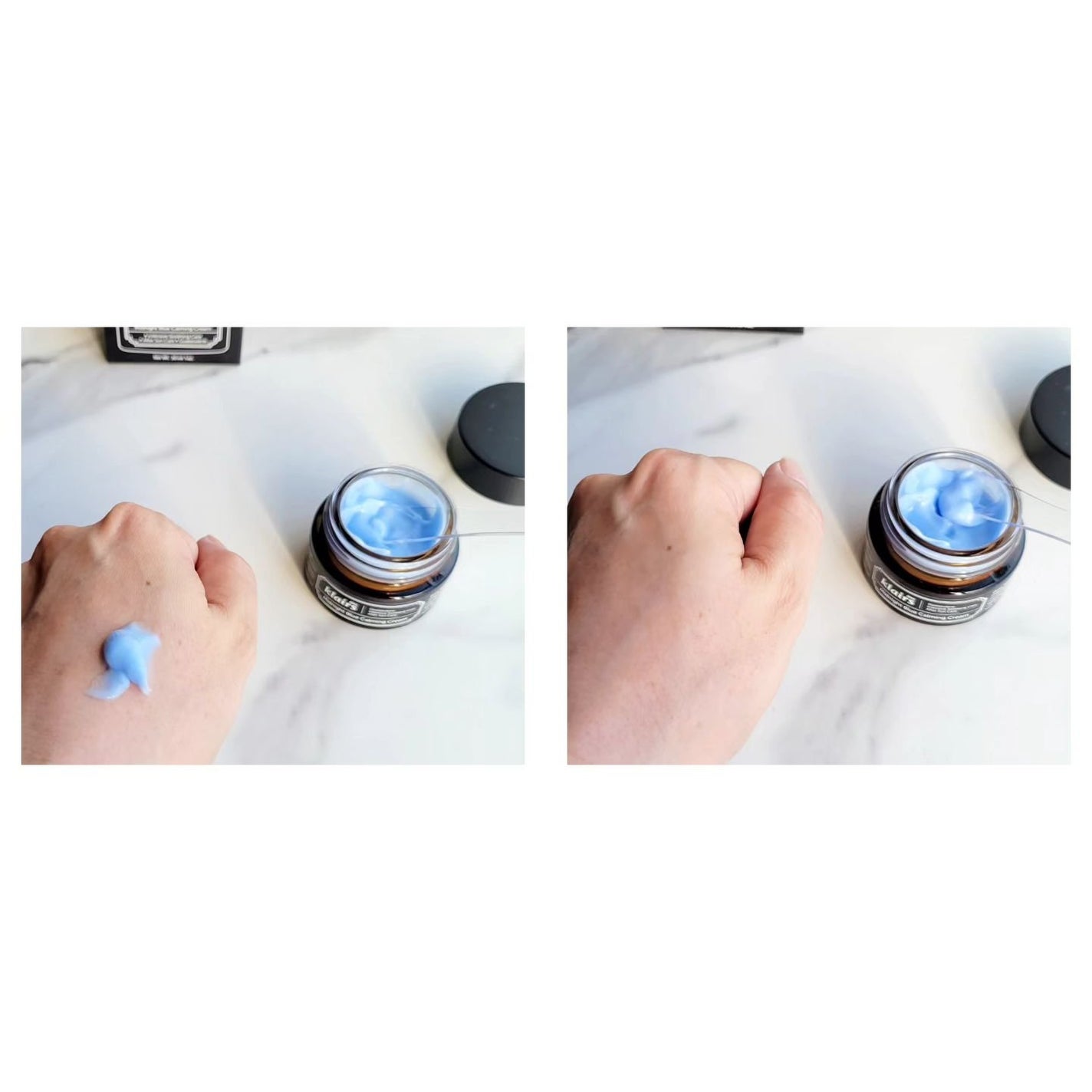 ミッドナイトブルーカーミングクリーム/Klairs/フェイスクリームを使ったクチコミ(3枚目)