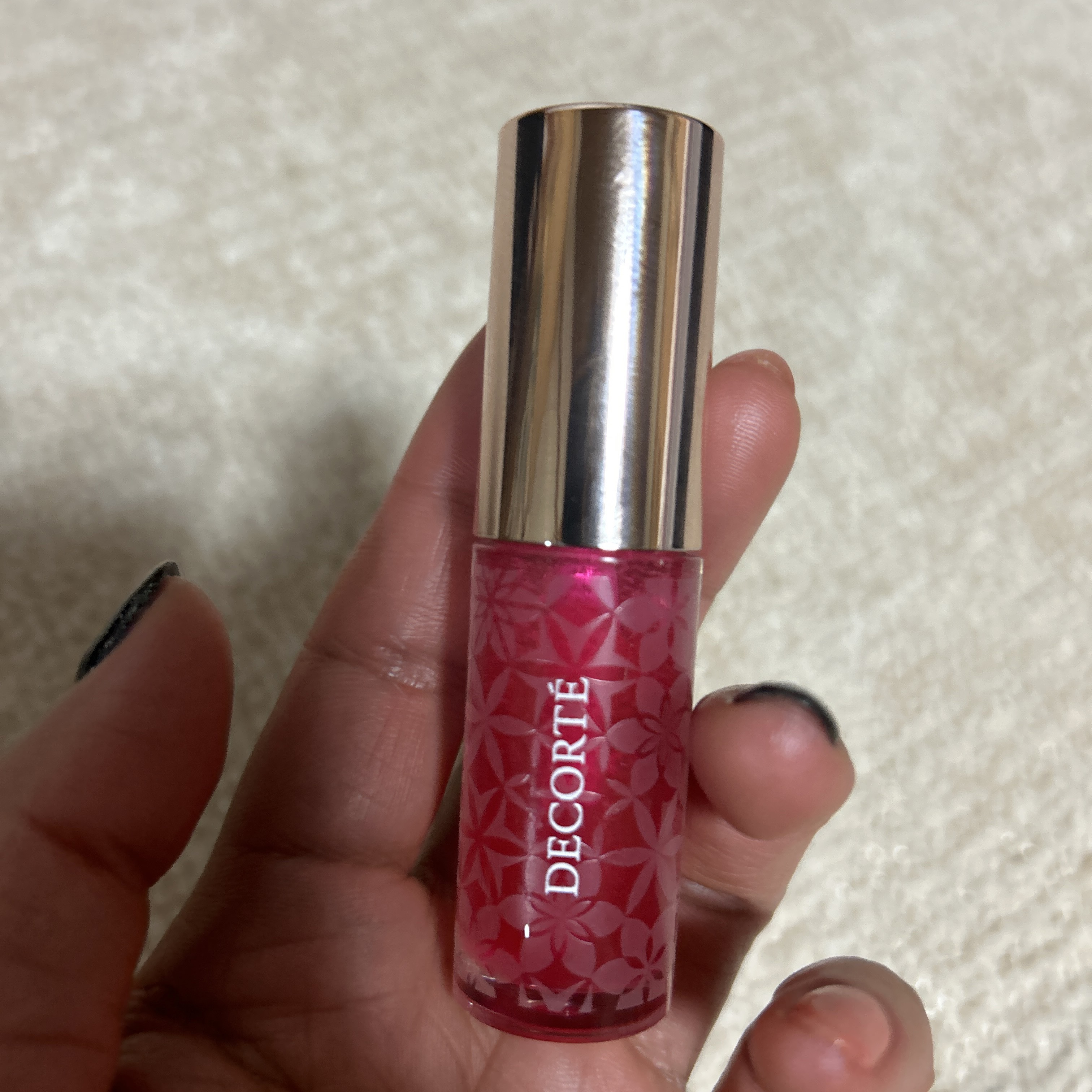 リップ オイル 03 luxe camellia/DECORTÉ/リップオイルを使ったクチコミ（1枚目）