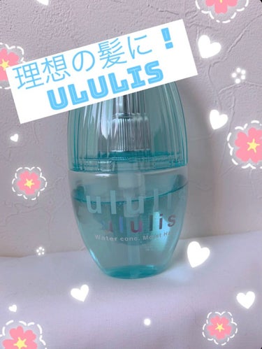 ウォーターコンク モイストヘアオイル/ululis/ヘアオイルを使ったクチコミ（1枚目）