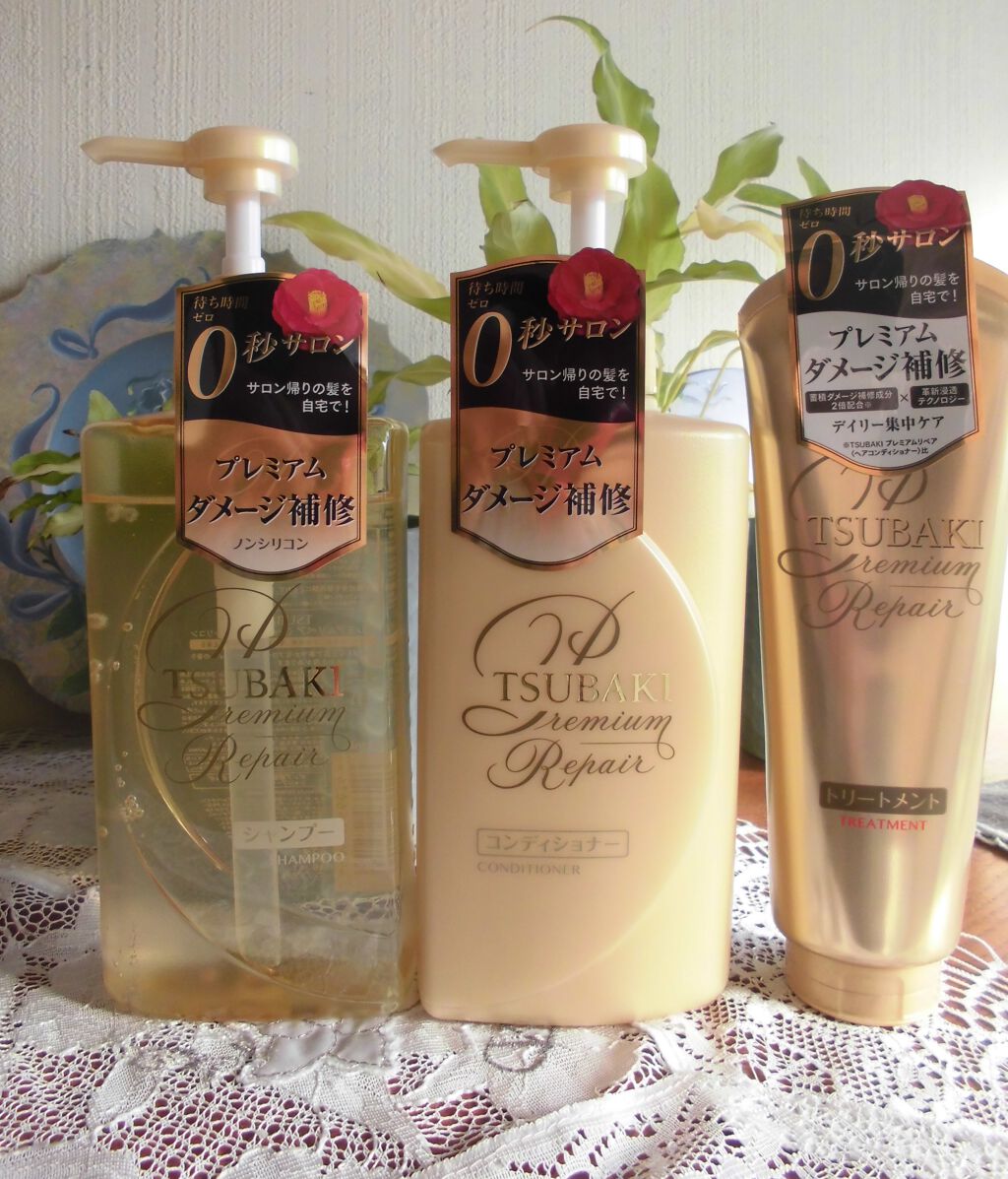 プレミアムリペア シャンプー/ヘアコンディショナー/TSUBAKI/市販シャンプーを使ったクチコミ(4枚目)