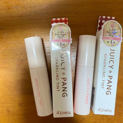 アピュー ジューシーパン スパークリングティント/A’pieu/口紅を使ったクチコミ(1枚目)