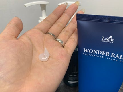 WONDER BALM/La'dor/洗い流すヘアトリートメントを使ったクチコミ(4枚目)