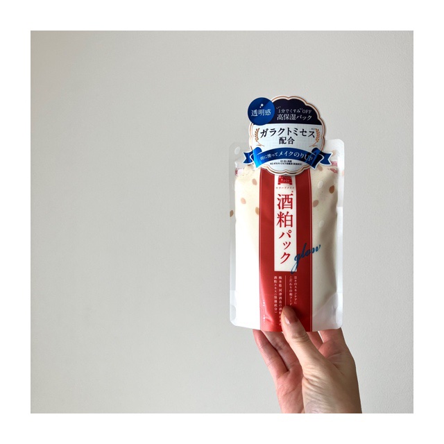 pdc ワフードメイド 酒粕パック グローのクチコミ「使用感は、すごくやわらかく伸び洗い上がりしっとり。..」（1枚目）