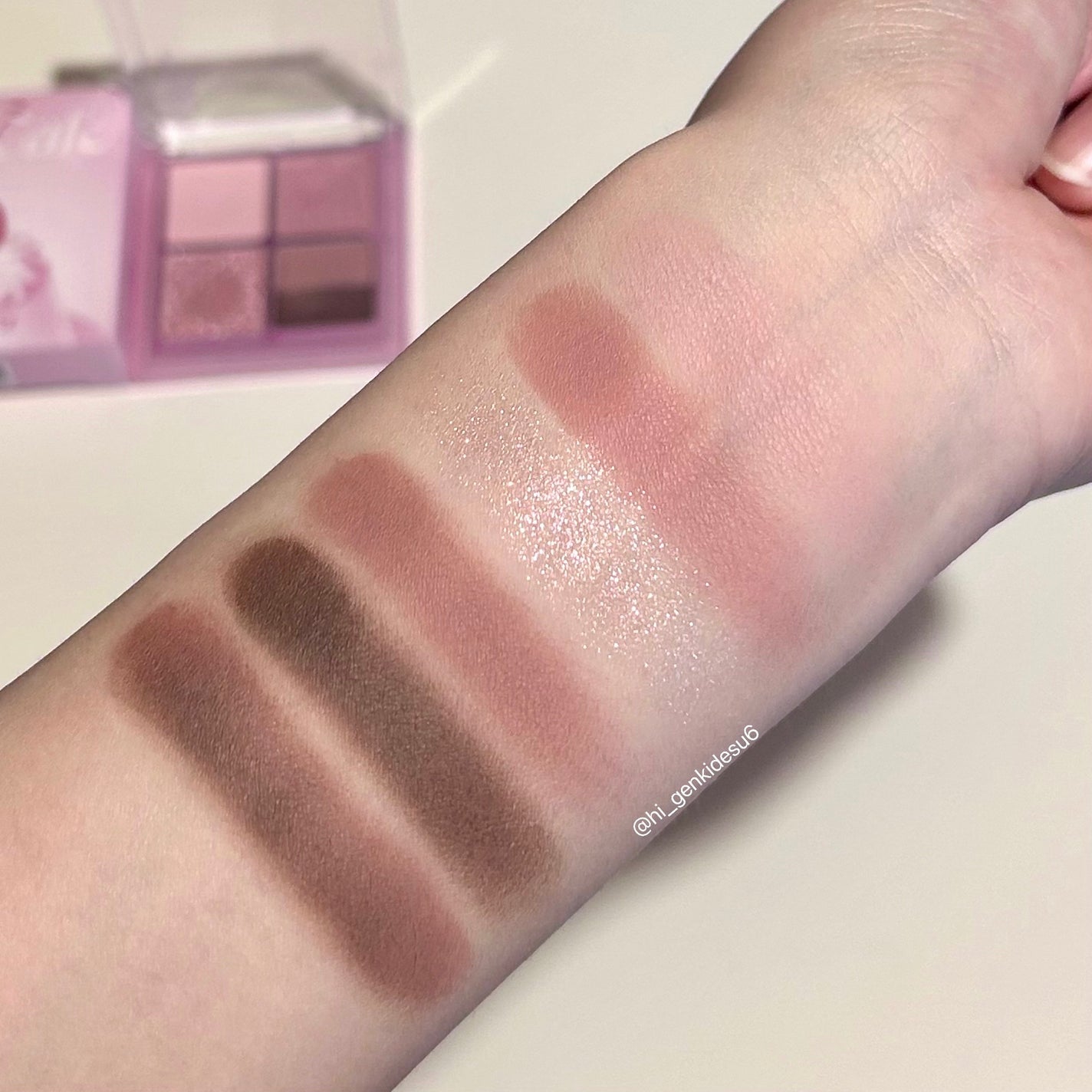 インク ポケット シャドウ パレット(AD)/PERIPERA/アイシャドウパレットを使ったクチコミ(6枚目)