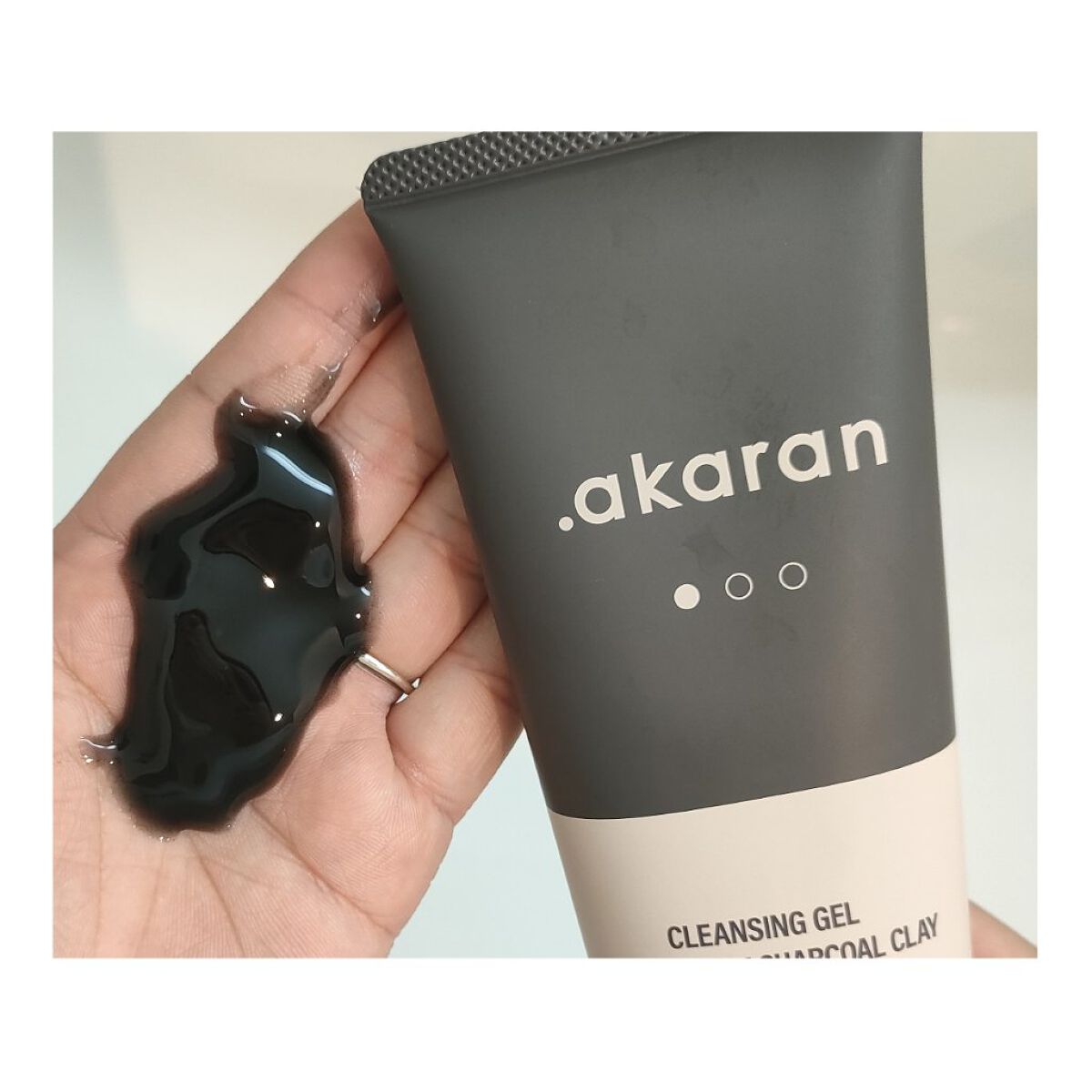 ブラックジェルクレンジング/.akaran/クレンジングジェルを使ったクチコミ（2枚目）