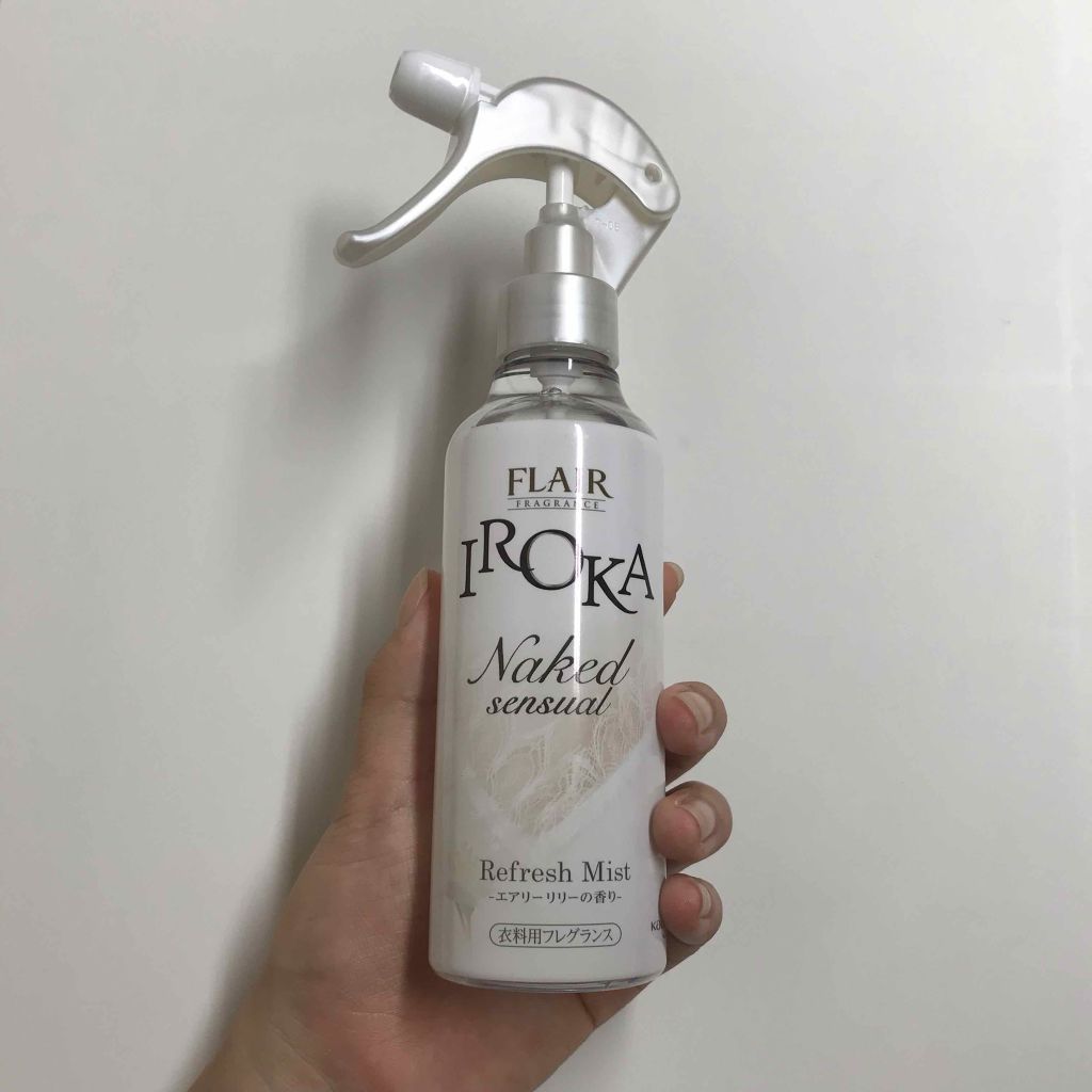 フレア フレグランス IROKA 衣類のリフレッシュミスト ブルーム センシュアル/IROKA/ファブリックミストを使ったクチコミ(1枚目)