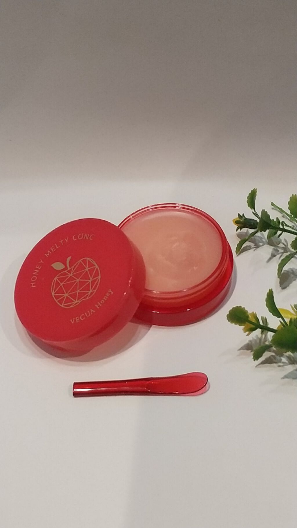 ハニーメルティコンク アップルキス/VECUA Honey/リップグロスを使ったクチコミ（2枚目）