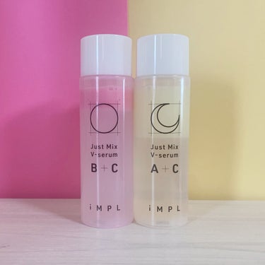 
────────────

☀️ 朝用美容液：iMPL Just Mix V-serum B+C

🌙夜用美容液：iMPL Just Mix V-serum A+C

────────────

こち